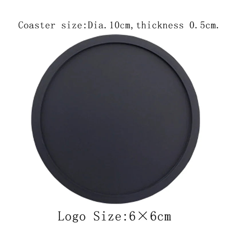 1/5Pcs Silicone Drinking Coaster Set Holder Cup