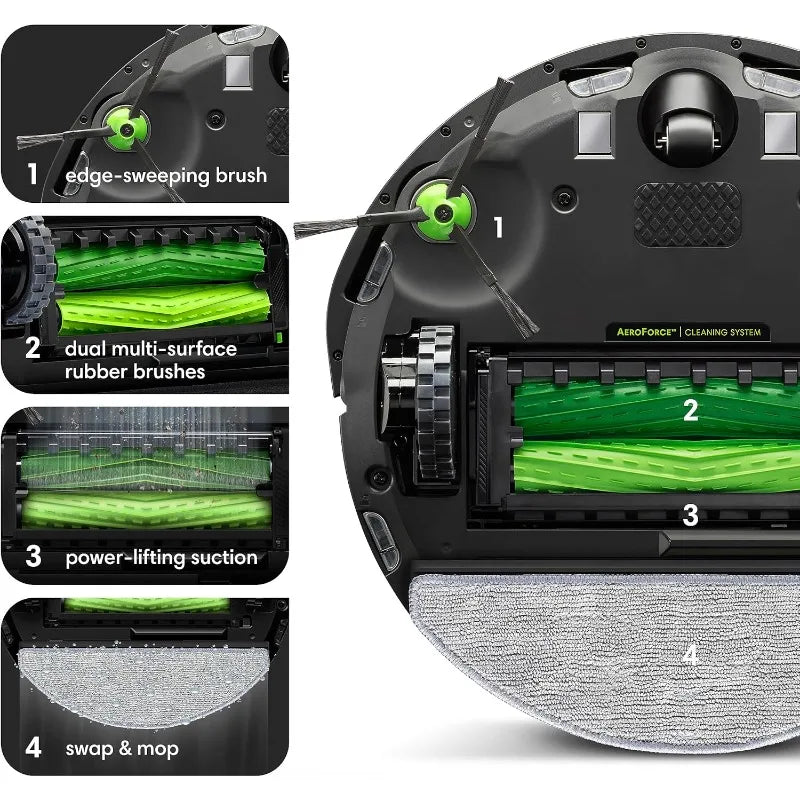 iRobot Roomba Combo i5+ Self-Emptying Robot Vacuum and Mop,