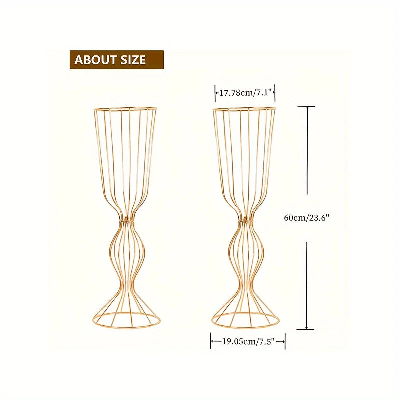 2/10 23.6in High Vases, Wedding Centerpiece Display Decoration,