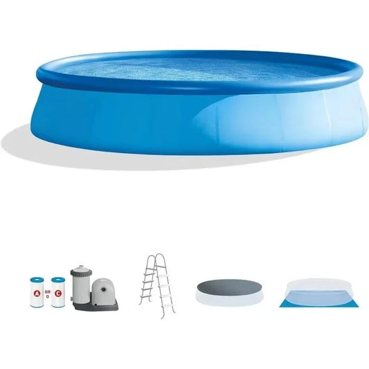 18ft 48in Backyard Inflatable Swimming Pool with Cover