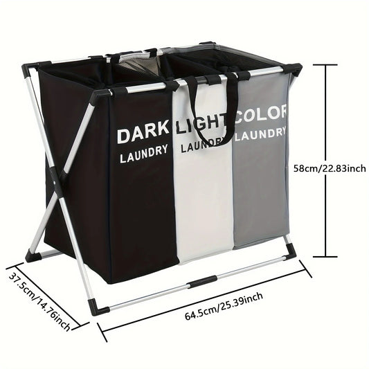 1 large three-layer laundry basket
