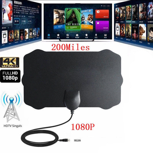 1080P 200 Mile Range Antenna TV Digital HD
