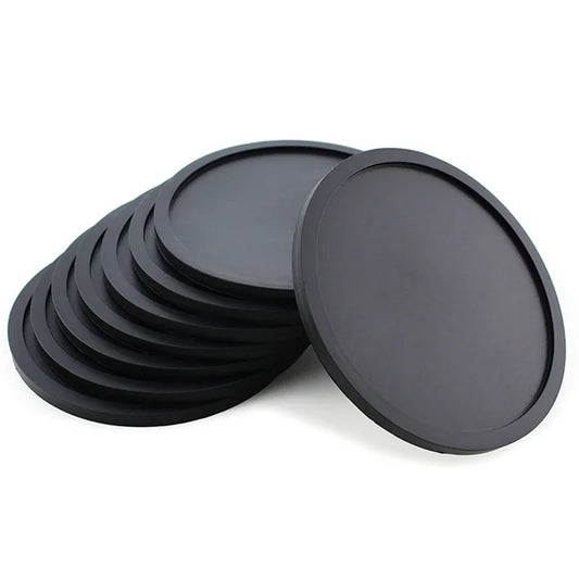 1/5Pcs Silicone Drinking Coaster Set Holder Cup