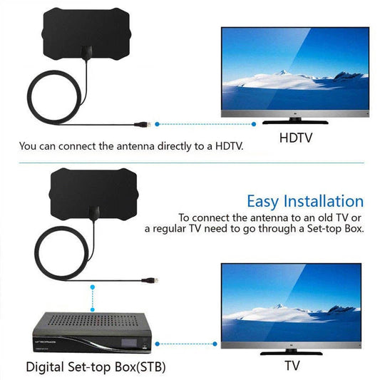 1080P 200 Mile Range Antenna TV Digital HD