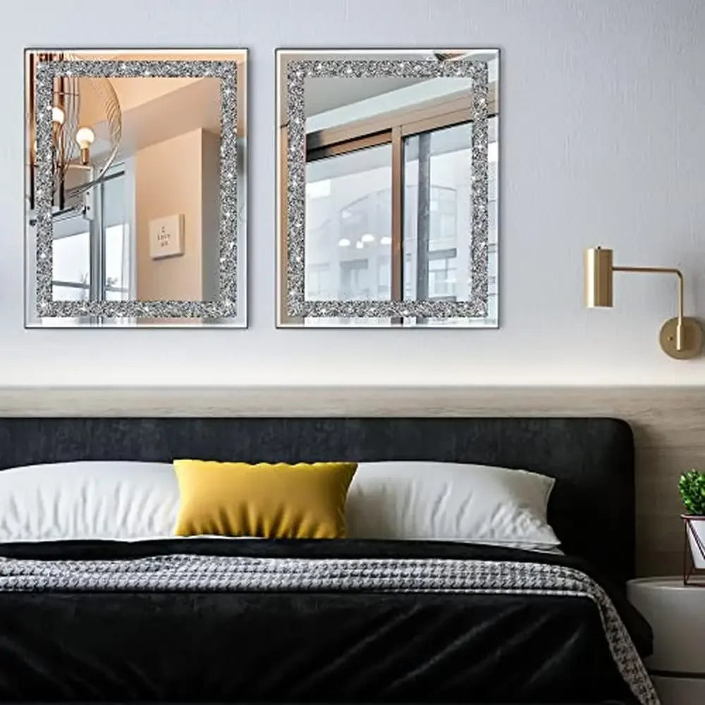 Crystal Crush Diamond Mirror 16x20 Wall Mirror Décoration