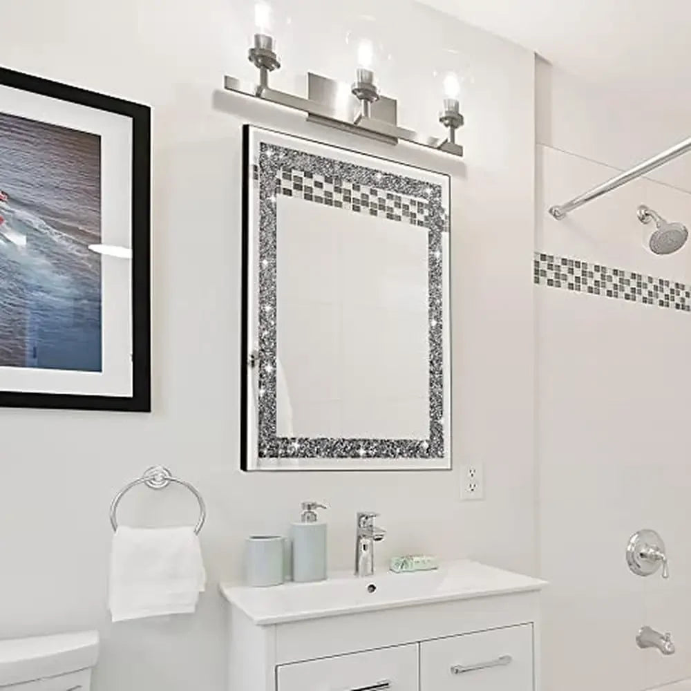 Crystal Crush Diamond Mirror 16x20 Wall Mirror Décoration