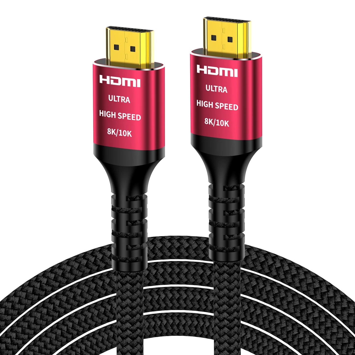 Cable High Speed 48Gbps HDMI Cord PS5/PS4/X-Box/Roku TV/HD