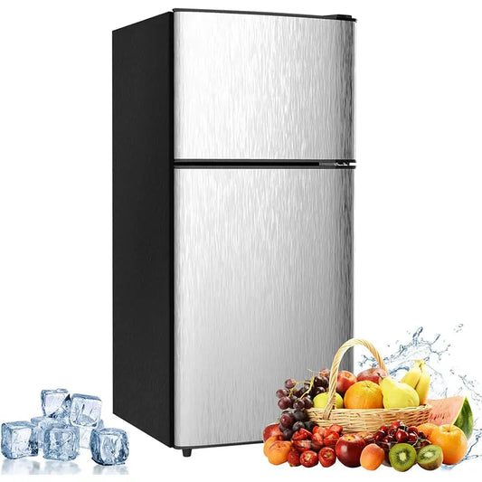 Mini Fridge with Freezer, 3.2 cuft Small Refrigerator, Energy Saving