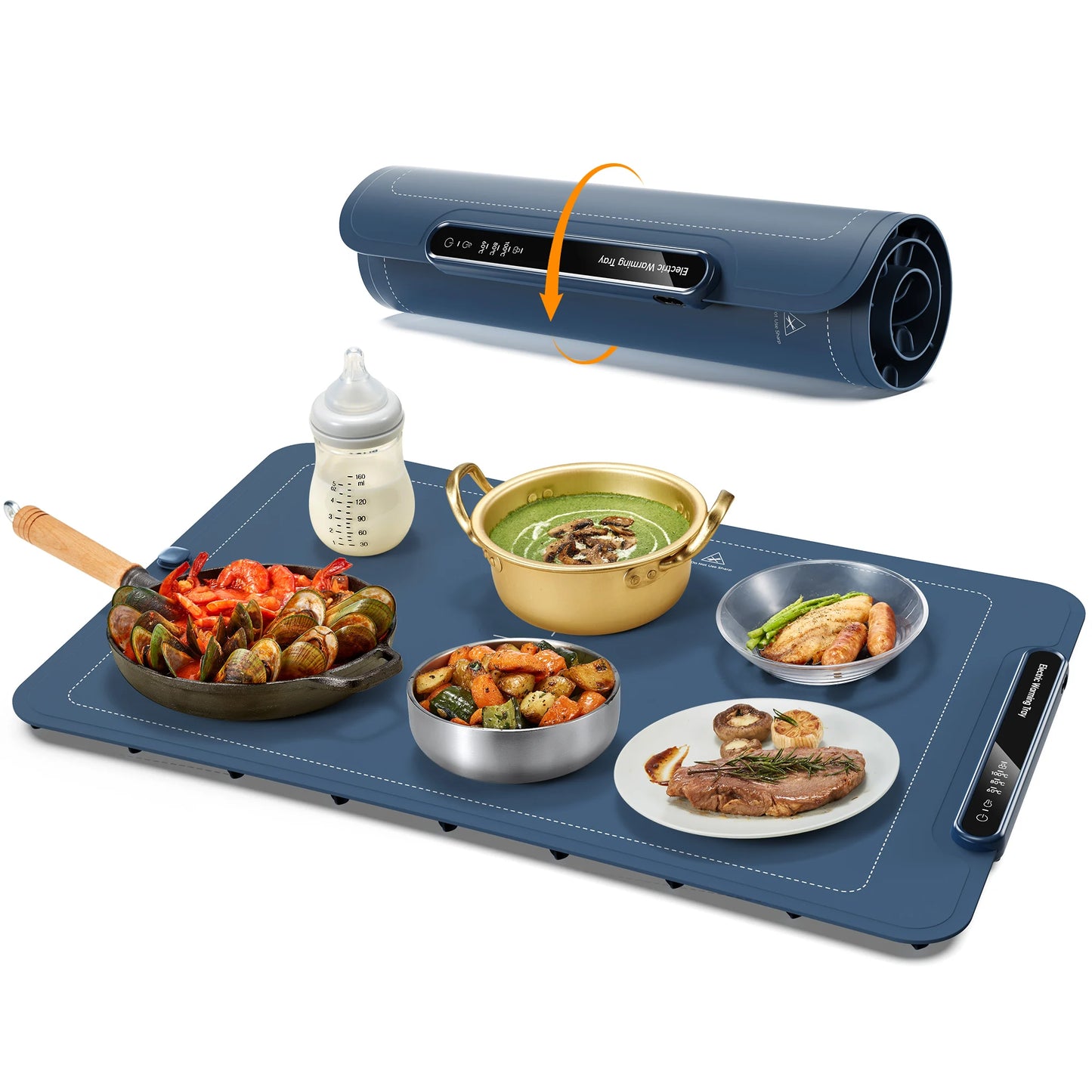 Electric Warming Tray, Yabano Foldable Food Warming Mat