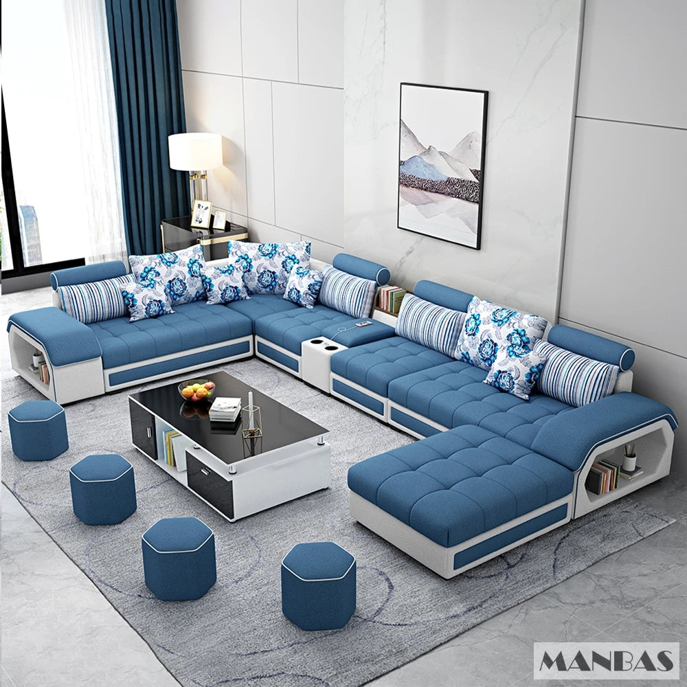 Fabric Sofa Set Furniture Living Room Sofa Set