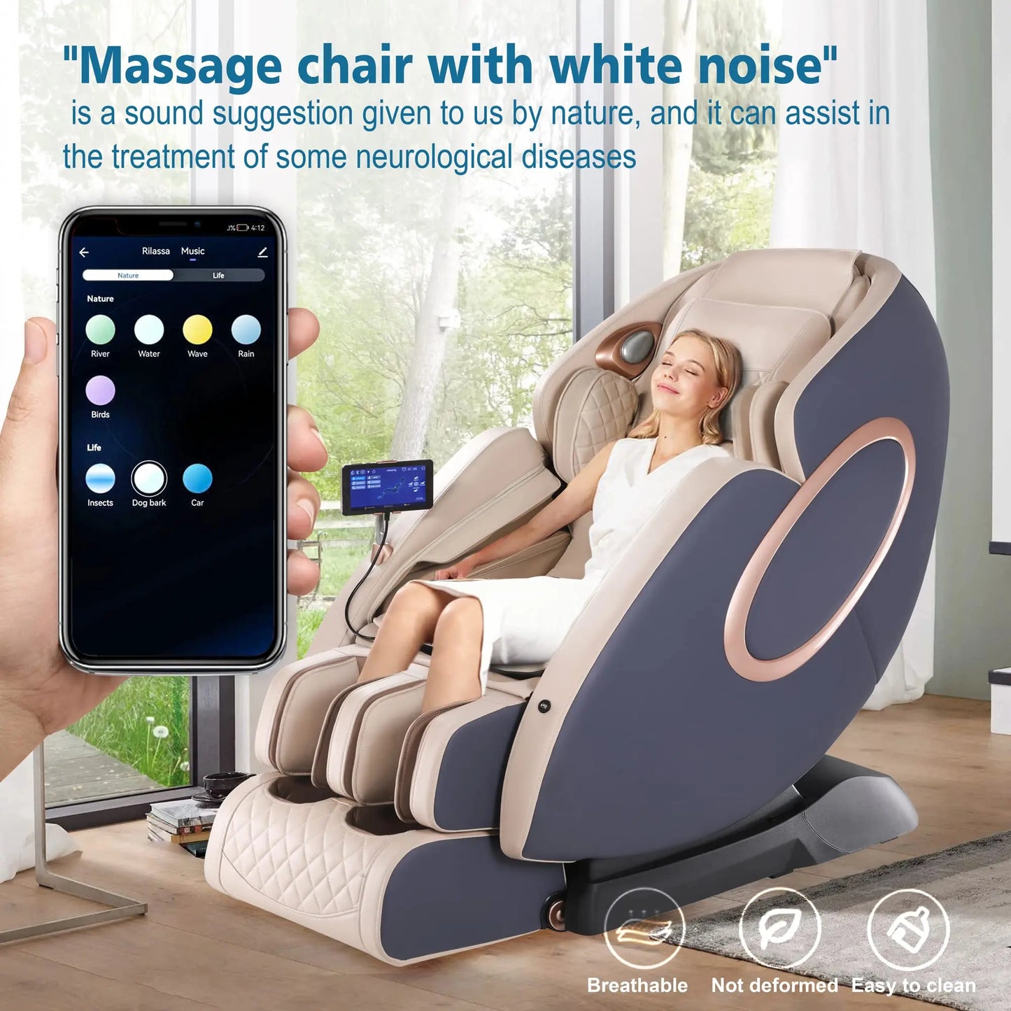 Massage Chair Full Body Yoga Stretching Foot Massage Roller