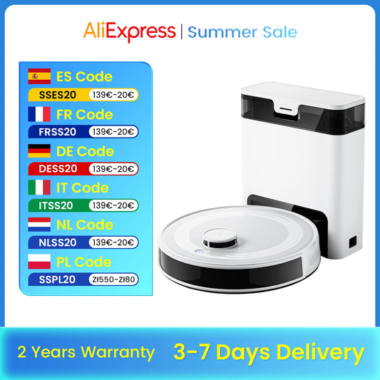 Lefant M2Pro Robot Vacuum with Mop,Self-Emptying,