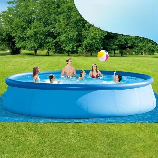 18ft 48in Backyard Inflatable Swimming Pool with Cover