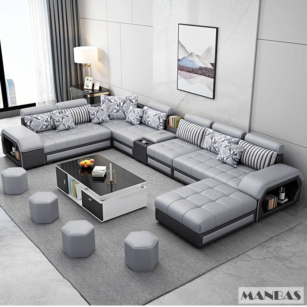 Fabric Sofa Set Furniture Living Room Sofa Set