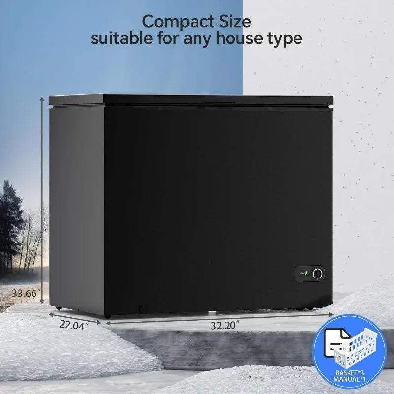 Kismile 7.0 Cubic Feet Chest Freezer
