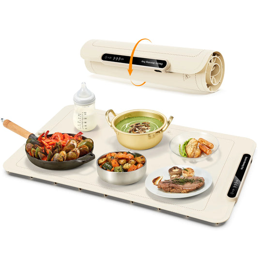 Electric Warming Tray, Yabano Foldable Food Warming Mat