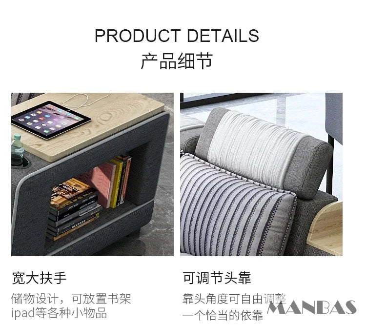 Fabric Sofa Set  Modern Living Room Modular Sofas Big U Shape