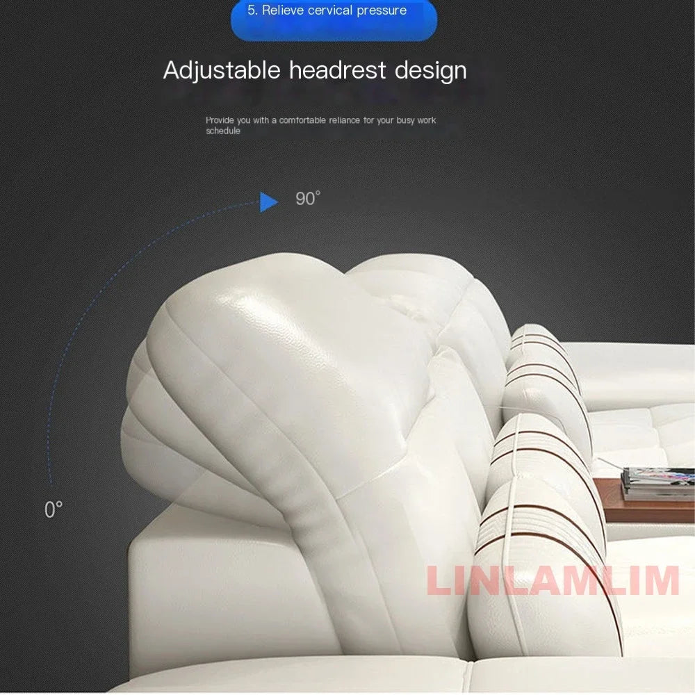 Modern Luxury Sectional Sofa Set with Chaise Lounge